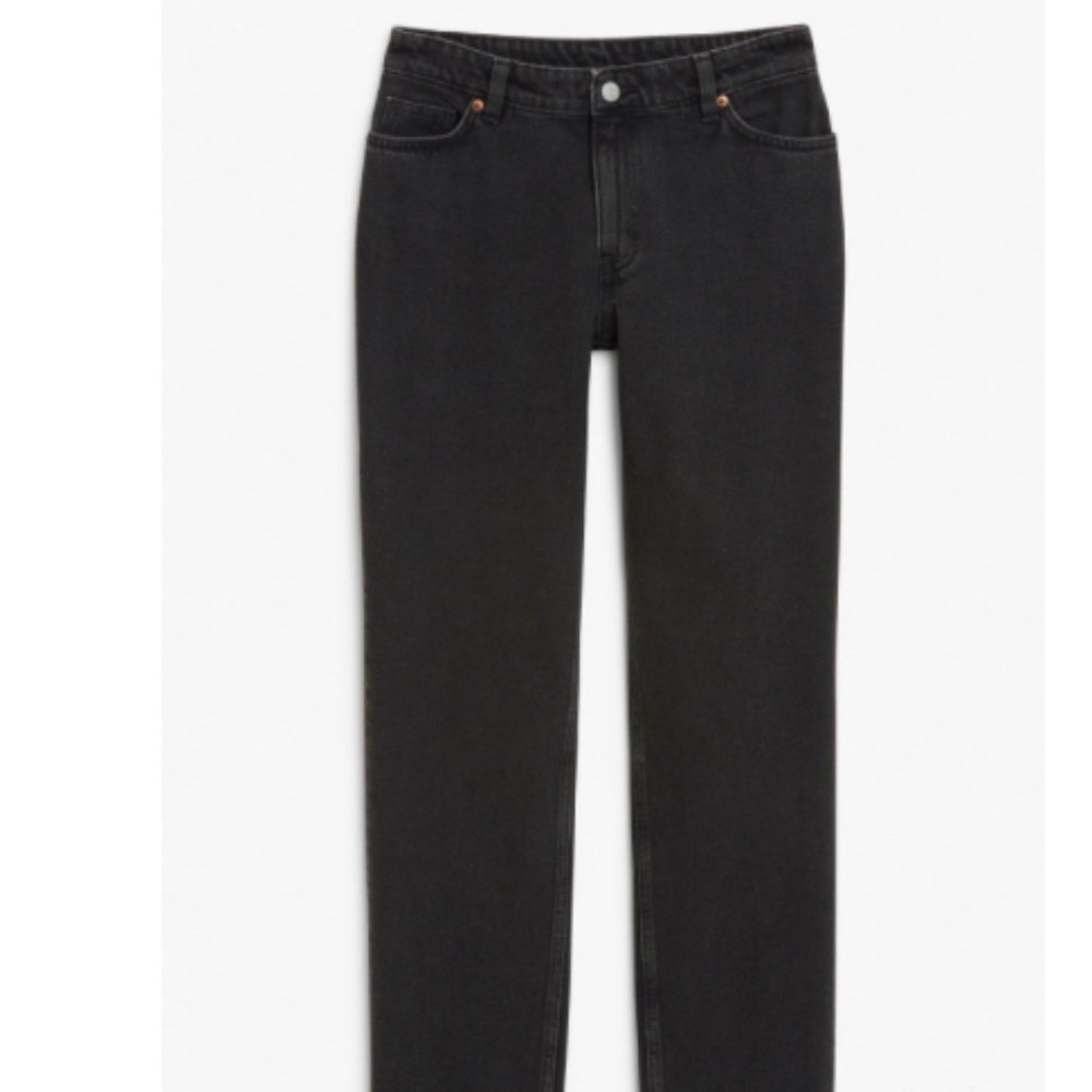 Black Straight Jean